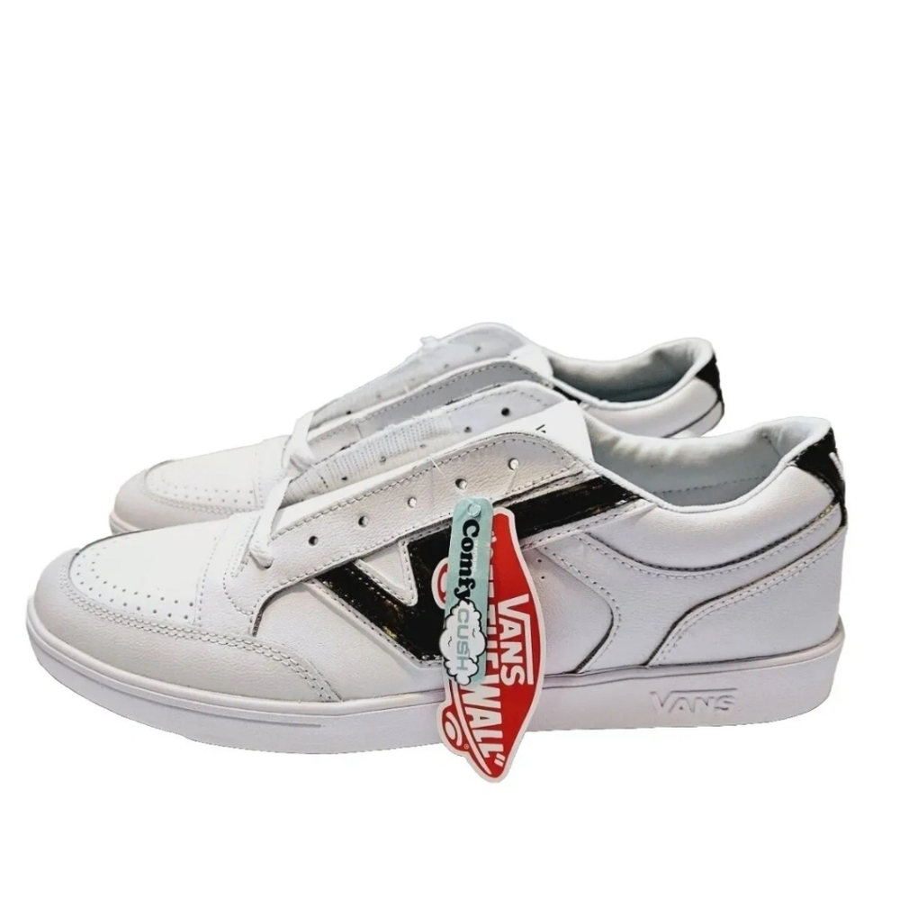 Vans Lowland Cc Big Reptile White/Brown Leather Unisex Sneakers 11 Men/12.5 Wn'S